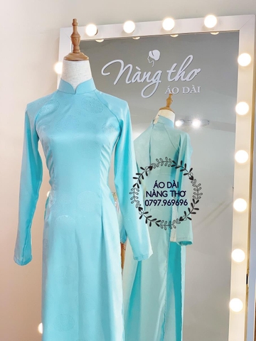 ÁO DÀI XANH PASTEL
