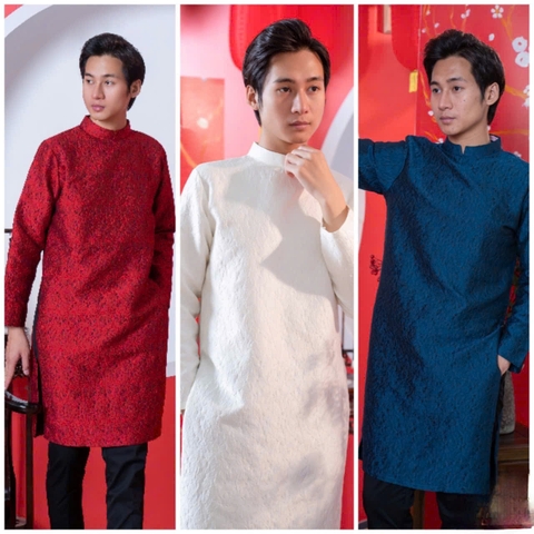 Áo Dài Nam Gấm Cao Cấp